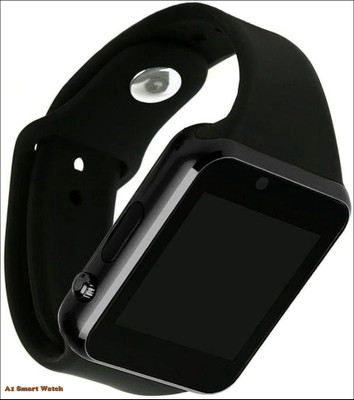 Hayyo A1 Smart Watch - Support Bluetooth / SIM / Camera / Memory Card / Voice Calling Smartwatch(Black Strap, Free Size)
