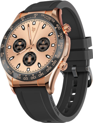 CrossBeats Monarch Ultra Smartwatch(Gold Strap, Free Size)