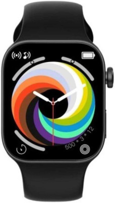 CYXUS I8 Pro Max Android & IOS With Bluetooth Features Smartwatch(Black Strap, Free)