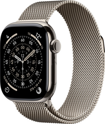 Apple Watch Series 11 GPS + Cellular 42mm Natural Titanium Case Natural Milanese Loop(Natural Strap, Free Size) Apple Watch Series 11 GPS + Cellular 42mm Natural Titanium Case Natural Milanese Loop(Natural Strap, Free Size)