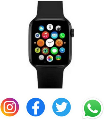 MindsArt M.I Calling Android & IOS T500 Smartwatch(Black Strap, Free)