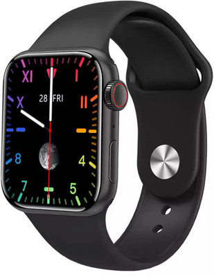 DOPEWOPE T500 Ultra Smartwatch With Bluetooth Calling & Additional Features Smartwatch(Black Strap, Free Size)