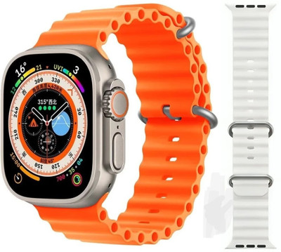 RLS T900 ultra ,Series 8, Bluetooth Calling with free strap Smartwatch(Orange Strap, Free Size)