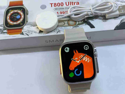 Prahar galaxy Series 8 smart watch with AI assistant, bluetooth calling and fitness Smartwatch Smartwatch(SILVER Strap, Free Size)