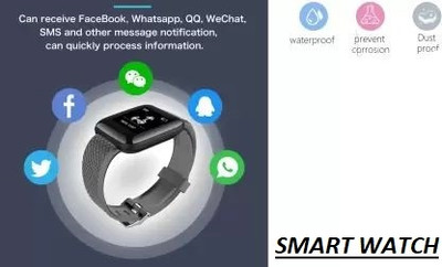 Clonezo ULTRA_ID116 MULTI FACES ACTIVITY TRACKER smart watch watch for men Smartwatch(Black Strap, FREE SIZE)