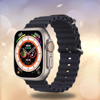 GPTRADE T800 Ultra Smartwatch Comprehensive Blood Glucose Monitoring Smartwatch(Black Strap, Free Size)