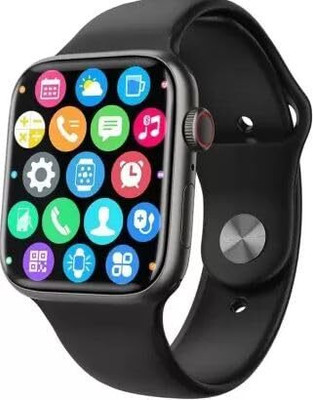 Mobify i8ProMax Touch Screen Bluetooth |Compatible All 3G/4G/5G Android & iOS Smartwatch(Black Strap, Free Size)