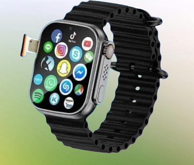 BEST BOOST T800 Ultra Pro Edition smart watch NO WiFi NO SIM card Smartwatch(Black Strap, Free Size)