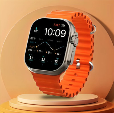 Plextone Ultra Edition smart watch with WiFi GPS SIM card 5G Smartwatch(ORANGE Strap, FREE SIZE)
