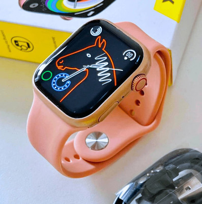 ModishOmbre A8 I8 Pro Max Bluetooth Call Smartwatch Advanced Sleep Stages Analysis Smartwatch(Pink Strap, 1.85inch Big Sunlight Proof Display)
