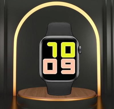 Roods T500 Smart Watch with Bluetooth Calling + New Features Smartwatch(Black Strap, Free Size)