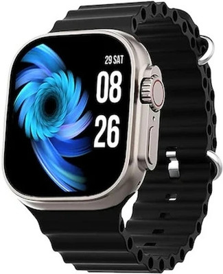 zdea t800 ultra smartwatch fitness watch for men and women Smartwatch(BLACK Strap, Free Size)