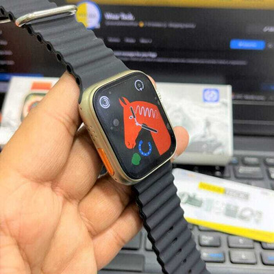 TechElectro T800 Ultra Smart Watch Series 8 BLACK:-QQ/01 Smartwatch(BLACK Strap, FREESIZE)