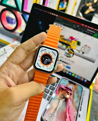 ARFIRE NEW ORIGNAL T800 ULTRA Smartwatch(Orange Strap, Free Size)