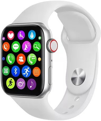 ASWITY Stylish Smartwatch T55 & Extra Straps Bluetooth Calling Game Fitness tracker Smartwatch(White Strap, Free Size)