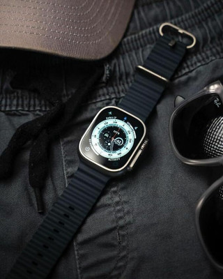 Ghostcreation T800 Ultra Smart Watch 1.99 inch Infinite Display Smartwatch(Black Strap, free)