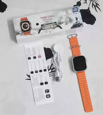 TechElectro ULTRA WATCH Smartwatch(Orange Strap, FREE SIZE)