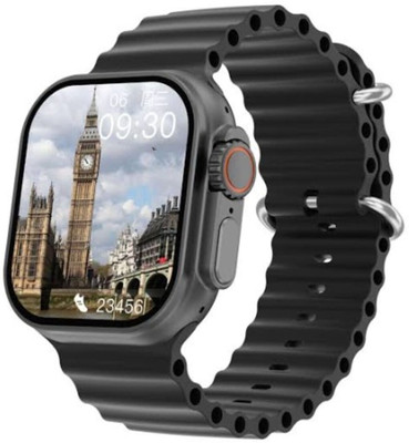 NAKODA T800 Android Smart Watch Men 4G Network BT Call GPS X8 Ultra S2 Smartwatch Smartwatch(Black Strap, Free Size)