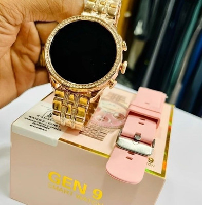 MELZRON Generation 9 Smartwatch Smartwatch(Rose Gold Strap, Free Size)