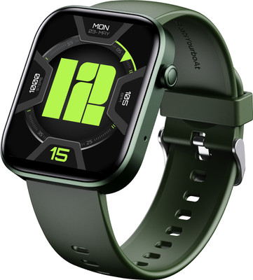 BoAt Storm Call 2 1.83” HD Display,BT Calling,boAt Coins & DIY Watch Face Studio Smartwatch  (Green Strap, Free Size) For Rs. 1529 @ 78 %