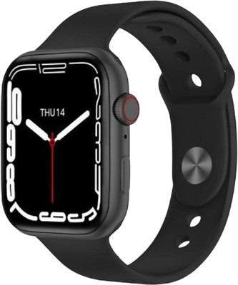 Ultrafit I7 Pro max Android & IOS With Bluetooth Calling Features Smartwatch(Black Strap, Free)