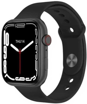 MindsArt Android & IOS i7 Pro Max Watchphone Smartwatch(Black Strap, Free)