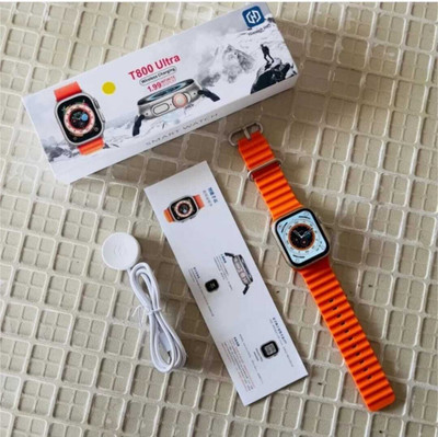 Satyam TRADERS T800 Smartwatch(ORANGR Strap, FREE SIZE)