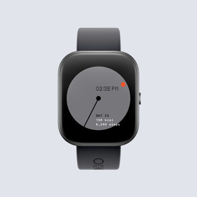 CMF by Nothing Watch Pro, 1.96 AMOLED display, BT calling with AI noise reduction, GPS Smartwatch(Dark Grey Strap, Free Size)
