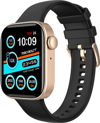 Fire-Boltt Ring 2 Smartwatch(Gold Strap, Free Size)