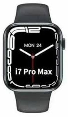 Gedlly I7 PRO MAX ANDROID 4G BLUETOOTH CALLING WATCH Smartwatch(Black Strap, Free)