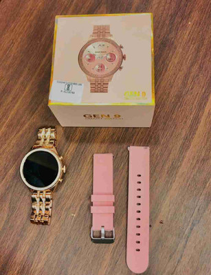 EVAAENTERPRISES WATCH GEN 9 with Strap Smartwatch(Gold Strap, 10)