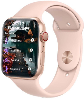 GameSir I8 Pink-A1 Full Screen Touch Watch Specially Made for Girl & Women Smartwatch(Pink Strap, 1.75 Inch Full Screen Display)