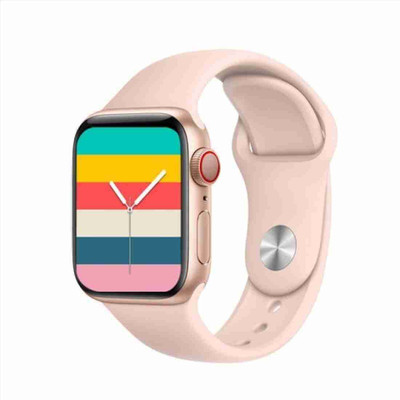P U COLLECTION Multifunctional Big Display Bluetooth Calling Smartwatch (Pink Strap, Free Size) Smartwatch(Pink Strap, Free Size)
