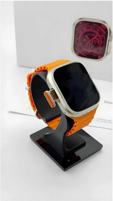 Jhs T800 Ultra Smart Watch Men & Women (Orange, Free Size) Smartwatch(ORANGE Strap, Free Size)