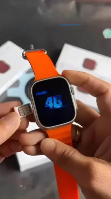 TechElectro T800 ULTRA Smart Watch No sim card Opetion Smartwatch NO sim card Smartwatch(ORANGE Strap, Free Size)
