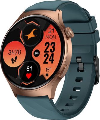 Fastrack Optimus Pro With 1.43″ AMOLED Display & AOD(466×466),Functional Crown,BT Calling Smartwatch  (Teal Strap, Free Size) For Rs. 2299 @ 62 %