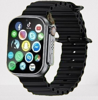 BEST BOOST T800 Ultra Pro Edition smart watch with WiFi GPS SIM card 5G ultra watch Smartwatch(Black Strap, Free Size)
