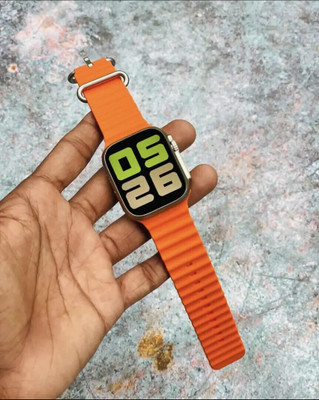 Ikhodal T800 Ultra Honeycomb smart watch & SIM card 4G network Android System T6 Smartwatch(Orange Strap, Free Size)