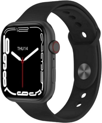 Ultrafit I7 Pro Max Bluetooth Functions Smartwatch(Black Strap, Free)