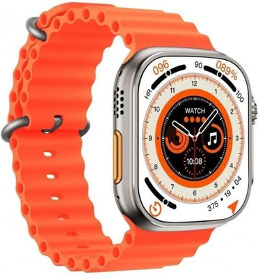Veu T800 Ultra smart watch with WiFi GPS NO SIM card 5G Smartwatch(ORANGE Strap, FREE SIZE)