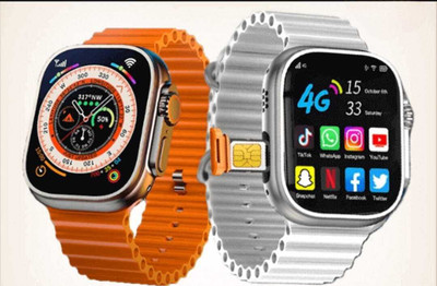 Satyam TRADERS T800 \ S8 ULTRA SMARTWATCH Smartwatch(ORANGE Strap, Free Size)