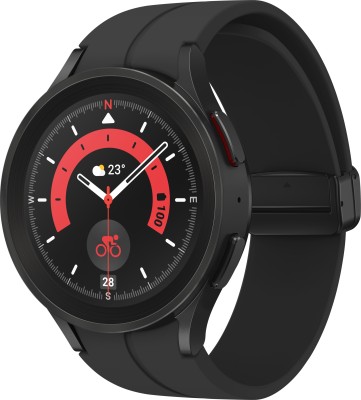 SAMSUNG Galaxy Watch 5 Pro  (Black Titanium Strap, Free Size)