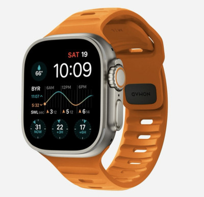 SHIVTAPI T800 Ultra Smartwatch(Orange Strap, FREE SIZE)