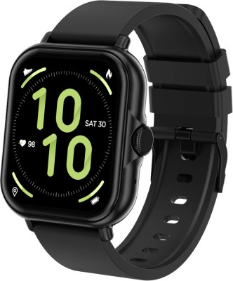 Pebble Spark Ace 1.85 Large HD Display, Health Suite, 100+ Watch Faces, 7 days battery Smartwatch(Black Strap, Free Size)