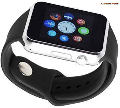 Hayyo A1 Smart Watch Phone - Support Memory Card/SIM/Bluetooth/Camera/Voice Calling Smartwatch(Black Strap, Free Size)