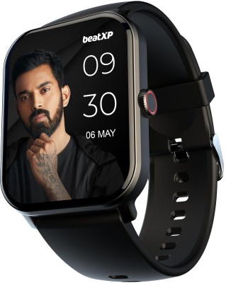 beatXP Marv Neo 1.85'' HD Display Bluetooth Calling Smart Watch, Health Tracking & IP68 Smartwatch(Electric Black Strap, Free Size)