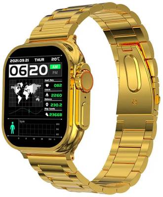 NiX Watch 8 Ultra 49 MM 24k Gold Mens Smartwatch For Android & iOS Smartwatch