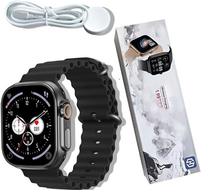 BITWEAVE Fitness Smartwatch with Daily Progress Tracking Screen Smartwatch(BLACK Strap, Free Size)