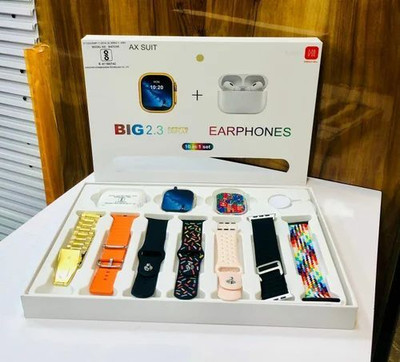 TECHMAZE i20Ultra Dark Golden BT Microphone Calling with 25+ New Features NO Color Fade Smartwatch(Black Strap, Free Size) TECHMAZE i20Ultra Dark Golden BT Microphone Calling with 25+ New Features NO Color Fade Smartwatch(Black Strap, Free Size)