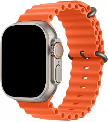 Yash Enterprises T800 Android Smart Watch2 Men 4G Network BT Call GPS T800 Ultra Smartwatch(ORANGE Strap, Free Size)